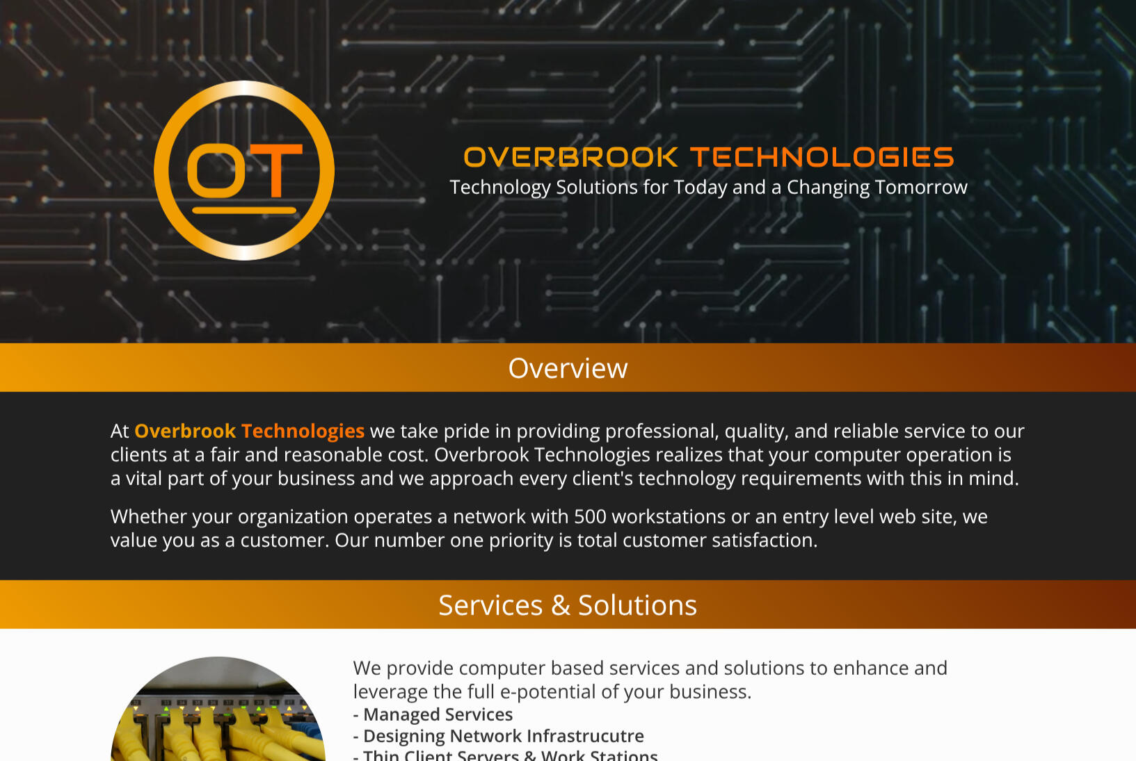 Overbrook Technologies - Tech Solutions